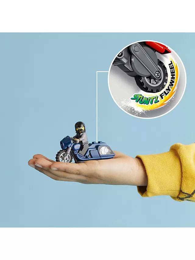 LEGO City Stuntz Touring Stunt Bike 60331 Building Toy Set;  Flywheel-Powered Bike for Boys, Girls, and Kids Ages 5+ (10 Pieces)