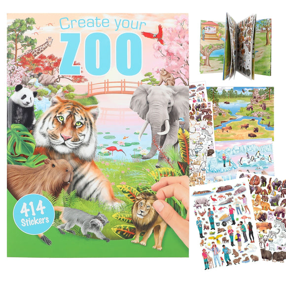 Create Your Zoo Book Age 4+