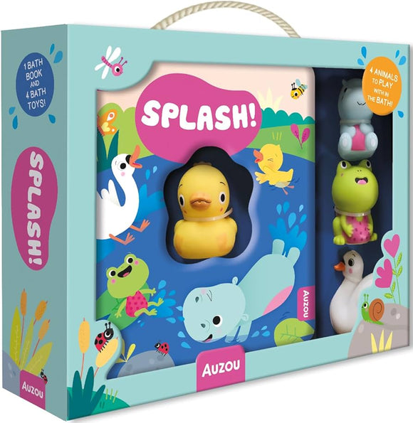 Auzou Splash Bath Book With 4 Squirters