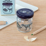 Glass jar pencil sharpener - Prehistoric Land