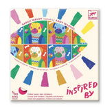 Djeco DJ09371 Age 5-99 Years Djeco Inspired By - Totally Pop (Andy Warhol) - A Collage Activity