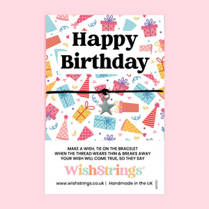 Happy Birthday - WishStrings Wish Bracelet - WS051