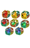 Pet Dinosaur in a Carry Cage Pull Back Action Toy