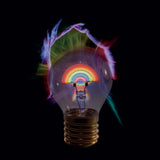 Rainbow Bulb Light