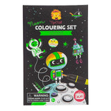 Tiger Tribe Colouring Set Outer Space Neon  Age 5-8