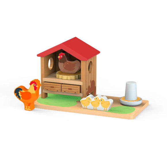 Jumini Chicken Coop Set Age From 18 Months