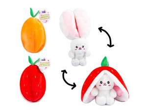 Reversible Bunny Plush 2 Asstd