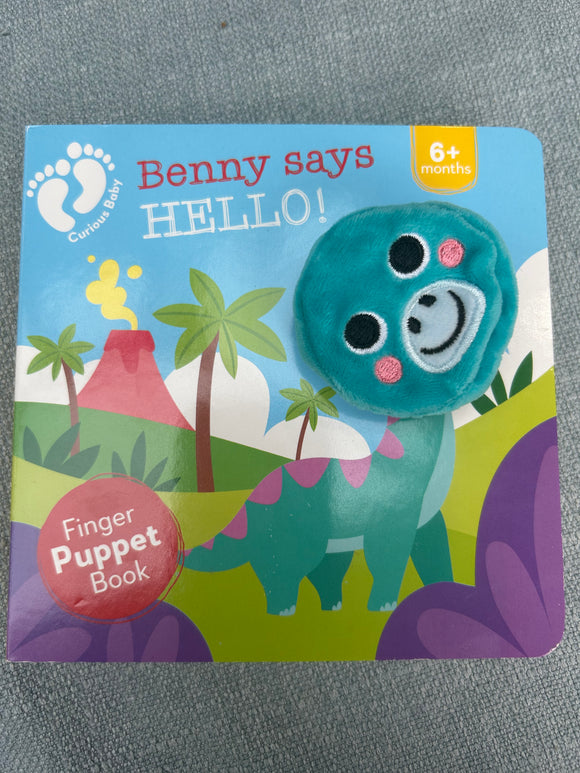 Benny Says Hello Finger Puppet Book