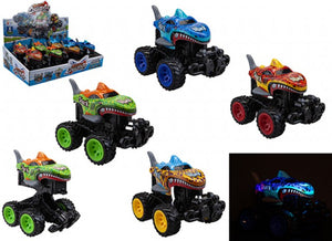 SHARK LIGHT UP GLOW RACER WITH NOISE
16CM 4 ASSORTED