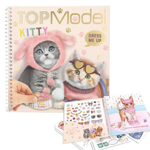 Depesche TOPModel Dress Me Up Stickerbook Kitty 412965