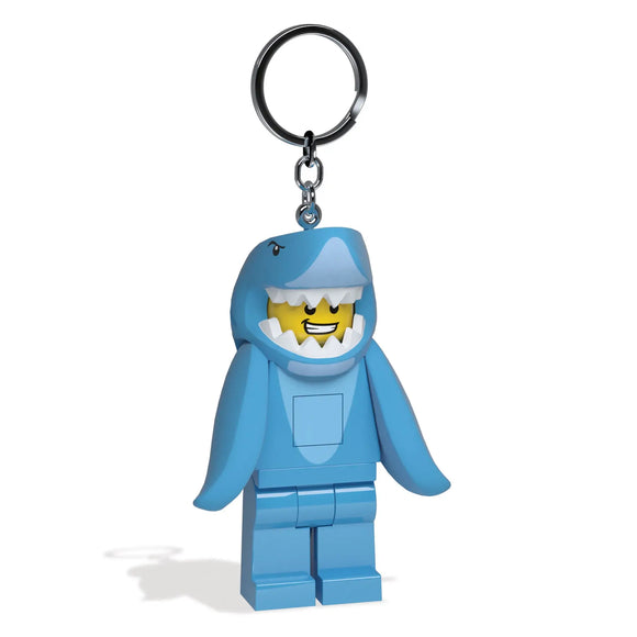 LEGO Shark Suit Guy Key Light Key Ring