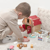 Jumini Home Farm Barn Set (incl animals) Age From 12 Months