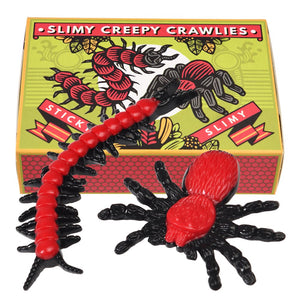 Slimy creepy crawlies in a box (set of two)