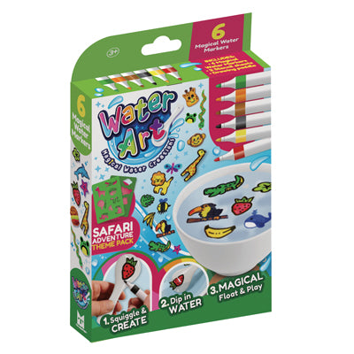 Water Art Themed 6 Pack – Safari Adventure Age 3+