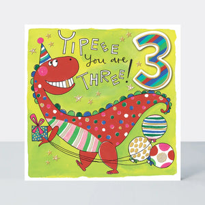 CHATTERBOX - AGE 3 DINOSAUR WITH BALLOONS