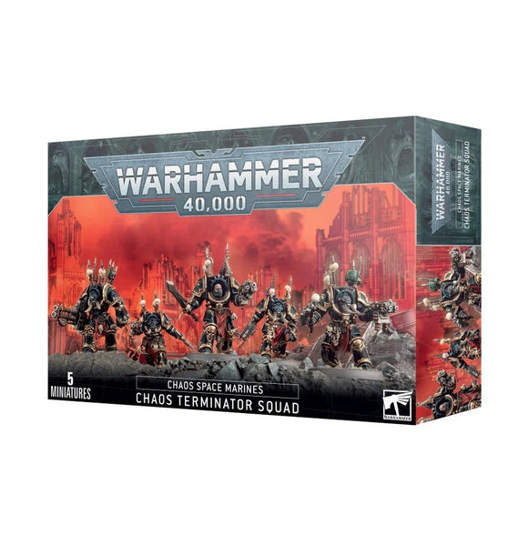 Warhammer 40,000 43-19 Chaos Space Marines Chaos Terminator Squad