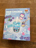 Tiger Tribe Bag Charm Kit- Blueberry Bubble Tea-Kids' Make Your Own Charms Set