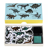 Set of mini stamps - Prehistoric Land