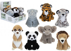 Gosh Eco 100% Recycled 6 Inch Cuddly Wildlife Animal. 7 to choose from