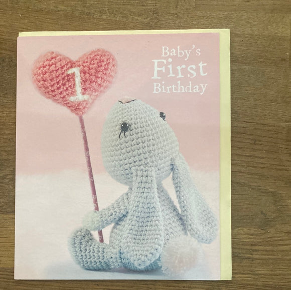 Baby’s First Card Age 1