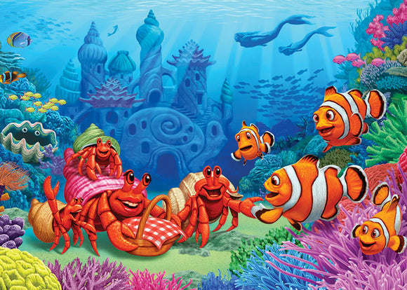 Cobble Hill 35 Piece Puzzle Clownfish Gathering