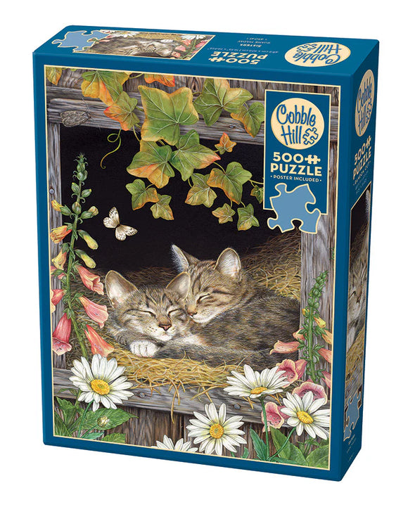 Cobble Hill 500 Piece Puzzle Sisters Cats