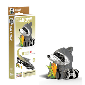 Eugy Raccoon 3D Model Age 6+