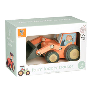 Wooden Farm Tractor Loader