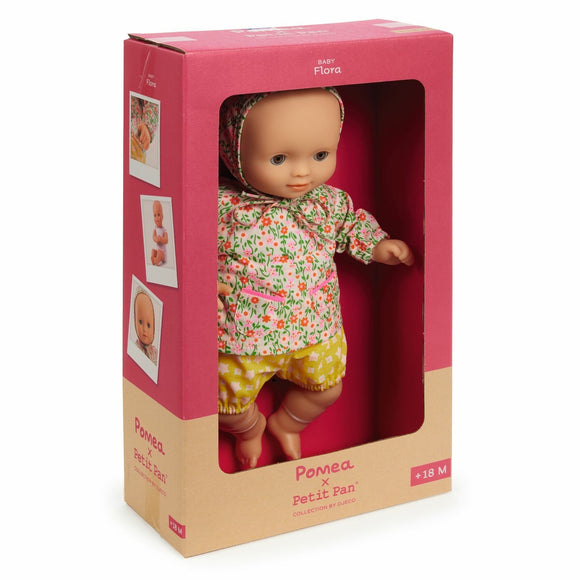 Djeco DJ07751 POMEA Baby Flora Doll Age 18 Months +