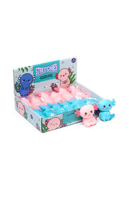 Stretchy Squeezy Axolotl Toy