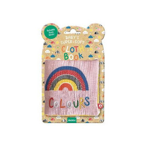 Auzou Babys Super Soft Cloth Book Colours