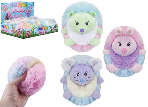 PUFFLE PETS PASTEL MIX 
10CM 3 ASSORTED