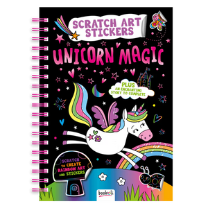 Scratch Art Stickers: Unicorn Magic