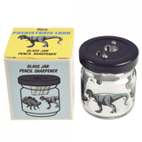 Glass jar pencil sharpener - Prehistoric Land