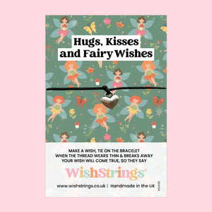 Hugs And Kisses And Fairy Wishes - WishStrings Wish Bracelet - WS445