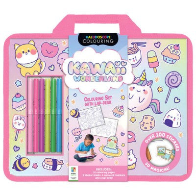 Kaleidoscope Colouring Kawaii Wonderland Lap Desk