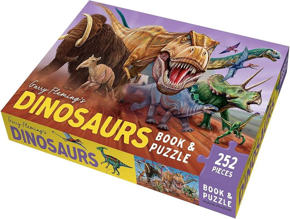 Dinosaurs Book And 252 Piece Puzzle