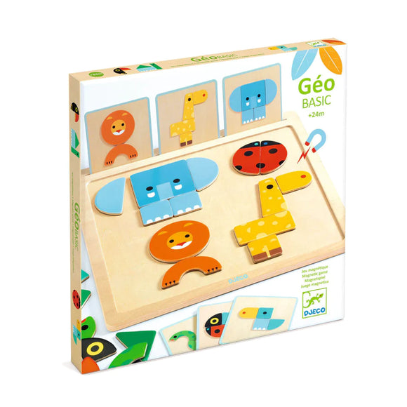 Djeco DJ06210 Geo Basic Age 2+ magnetic Game