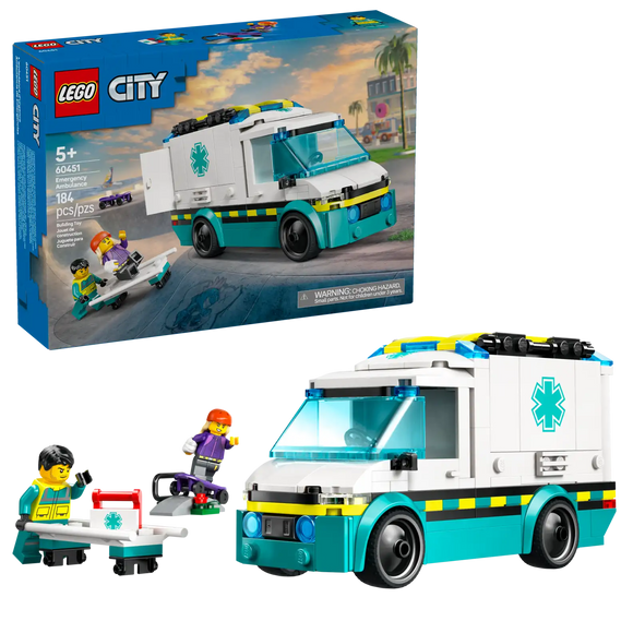 Lego City 60451 Emergency Ambulance Age 5+