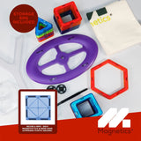 Magnetics 46pc Ferris Wheel Magnetic Tile Building Expansion Set Toy Age 3+