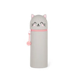 Legami Kitty "Be Curious" 2-in-1 Silicone Pencil Case