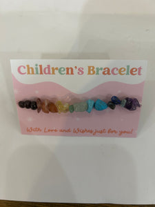 Rainbow Chakra - Children's Beaded Bracelet