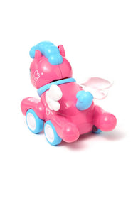 Press & Go Winged Unicorn Action Toy