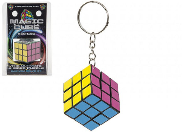 MAGIC CUBE KEYCHAIN 
3CM Like a Rubik’s cube Age 7+