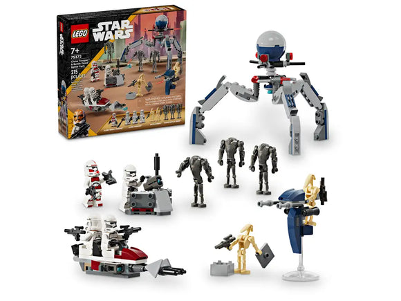 Lego 75372 Star Wars Clone Trooper™ & Battle Droid™ Battle Pack Age 7+