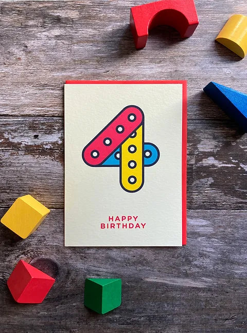 Birthday Card Age 4
