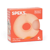 Speks Gump Loop Reef - The Memory Gel Stress Ring - 6cm Blue Peach