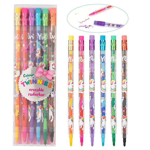 Ylvi Colour Twinnies Pencils Crayons Age 6+