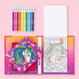 Tiger Tribe Colour By Numbers Unicorn Dreaming  Age 4-7
