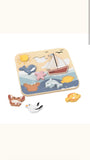 Speedy Monkey Jumbo Ocean Wooden Chunky Puzzle Age 1-3